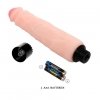 Realistyczny wibrator jak prawdziwy penis z cyber skóry 26 cm